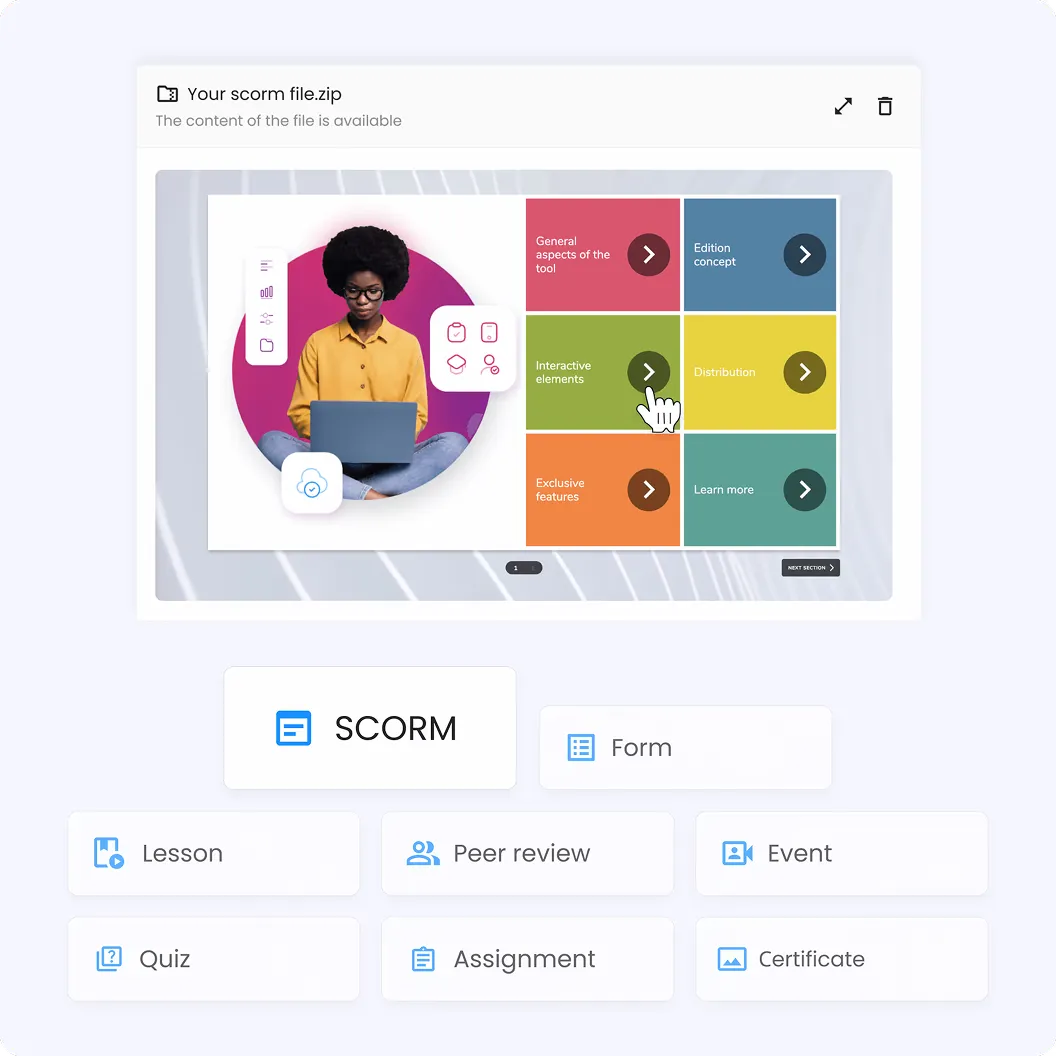 SCORM compatible